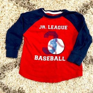 5/$25 Jumping Beans Baseball Shirt